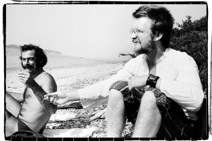 Pip and Chris in paradise