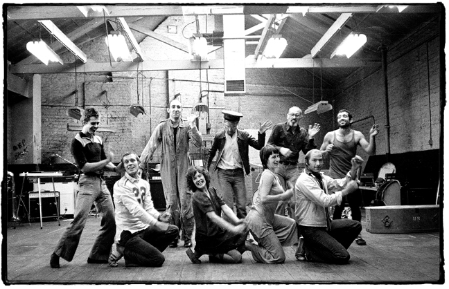 Roderic, Ben, Rod, Chris, Olly, Emil, Sheila, Rowan & Pete in paradise at the Factory.