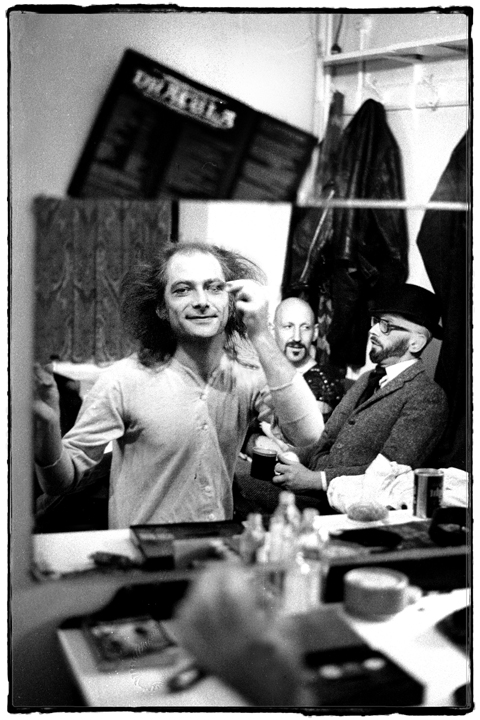 We all have our names on the dressing room doors. Pete has a star on his door and makes sure we all know about it.